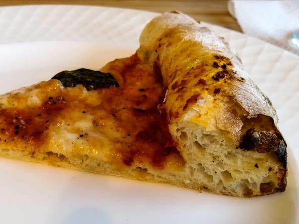 Neapolitan pizza slice