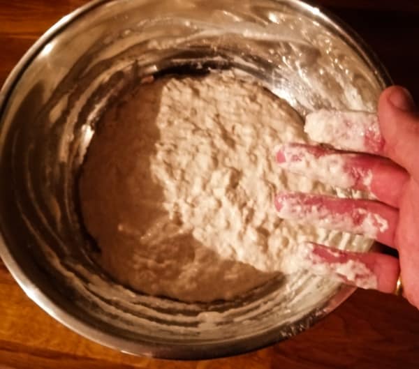 Mixing dough by hand allows for greater understanding of hydration of Neopolitan pizza dough