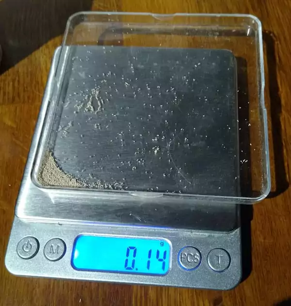 Accurate digital scales for making hand mixed pizza dough