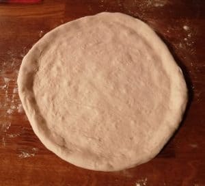 Shaped easy pizza