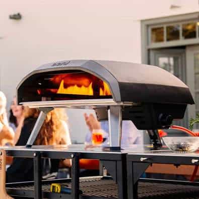 Using an Ooni pizza oven
