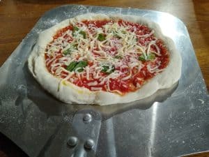 Homemade pizza for one