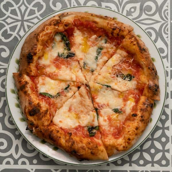 Neapolitan sourdough pizza