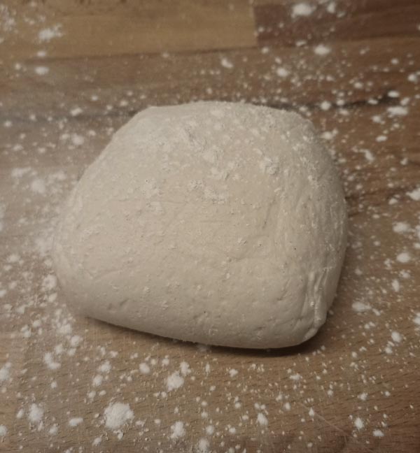 Floured Gluten free dough