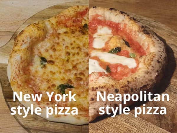 New York pizza vs Italian pizza