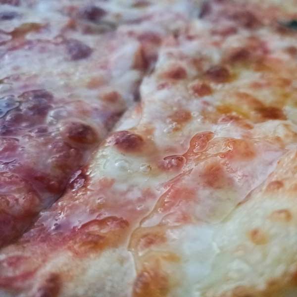 NYC pizza up close